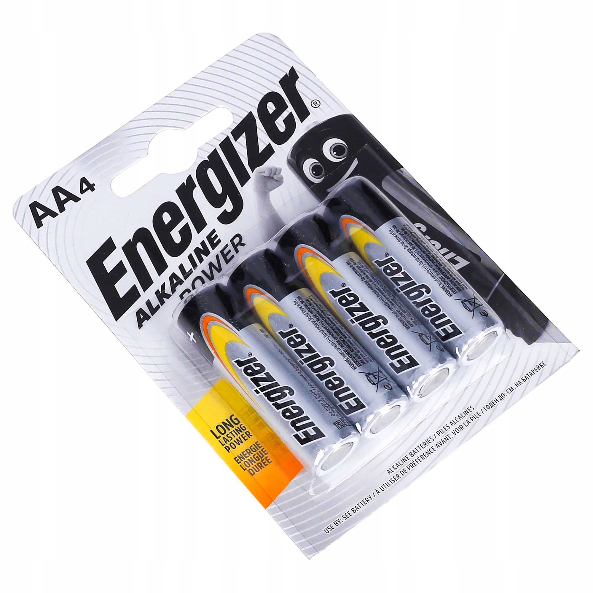 4x ORIGINAL AA R6 ALKALINE BATTERIES Energizer