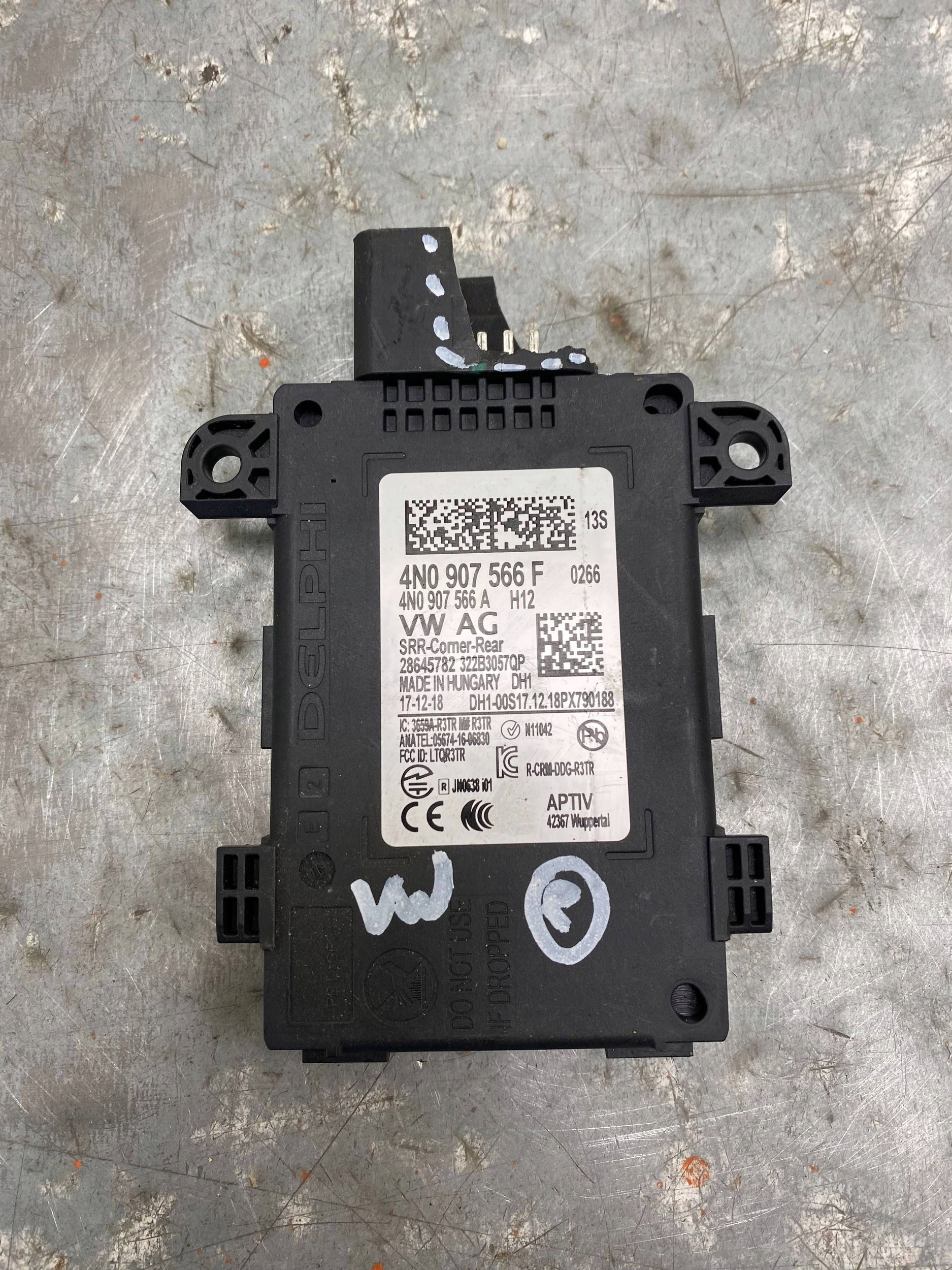 AUDI A6 C8 4K A7 Q7 module RADAR sensor MARTWEGO POLA 4N0907566F