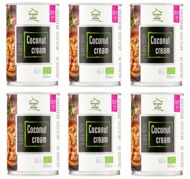 6x House Of Asia mleczko kokosowe premium 20-22% Uht Bio