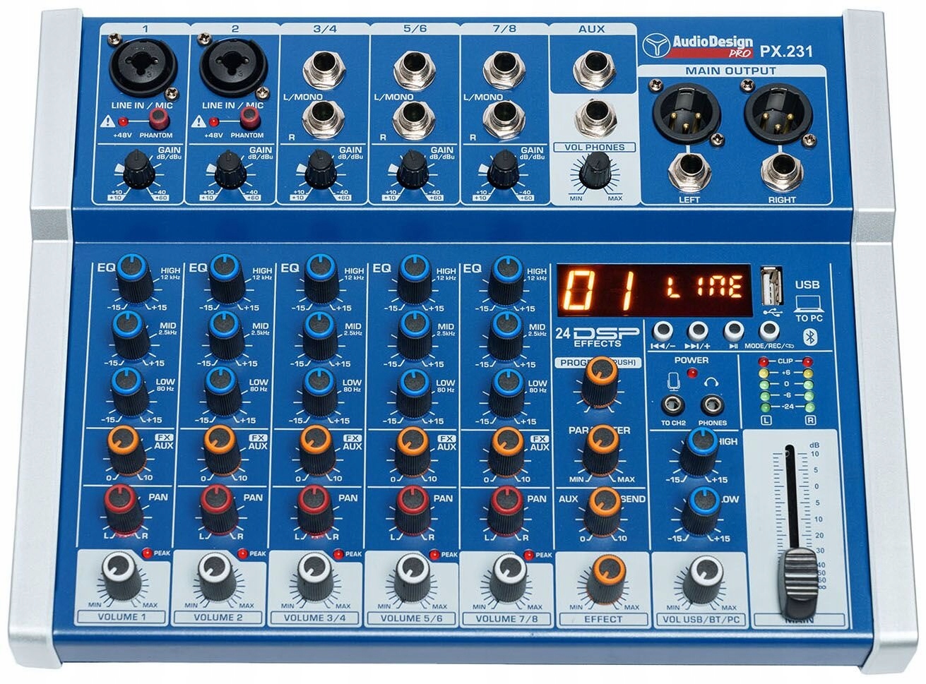 AudioDesign PX.231 mixážní pult