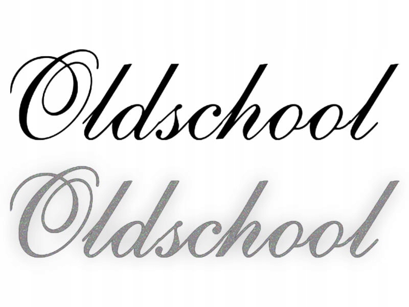 OLDSCHOOL - Naklejka na samochód na auto - ODBLASK