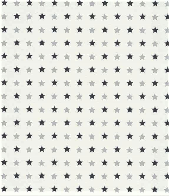 TAPETA TAPETY DZIECIĘCE W GWIAZDKI BIAŁE CZARNE