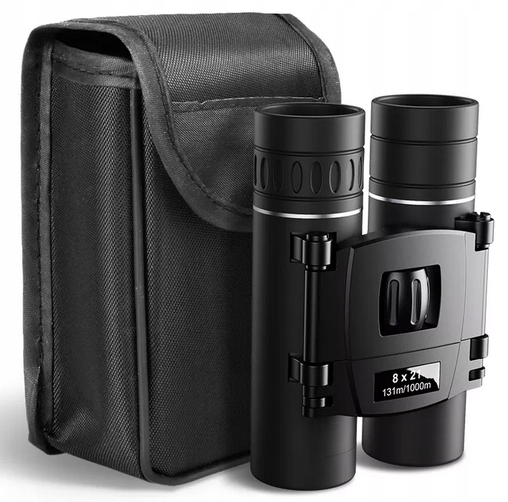 LORNETKA 8x21 TURYSTYCZNA SZKLANA OPTYKA + ETUI Marka inna