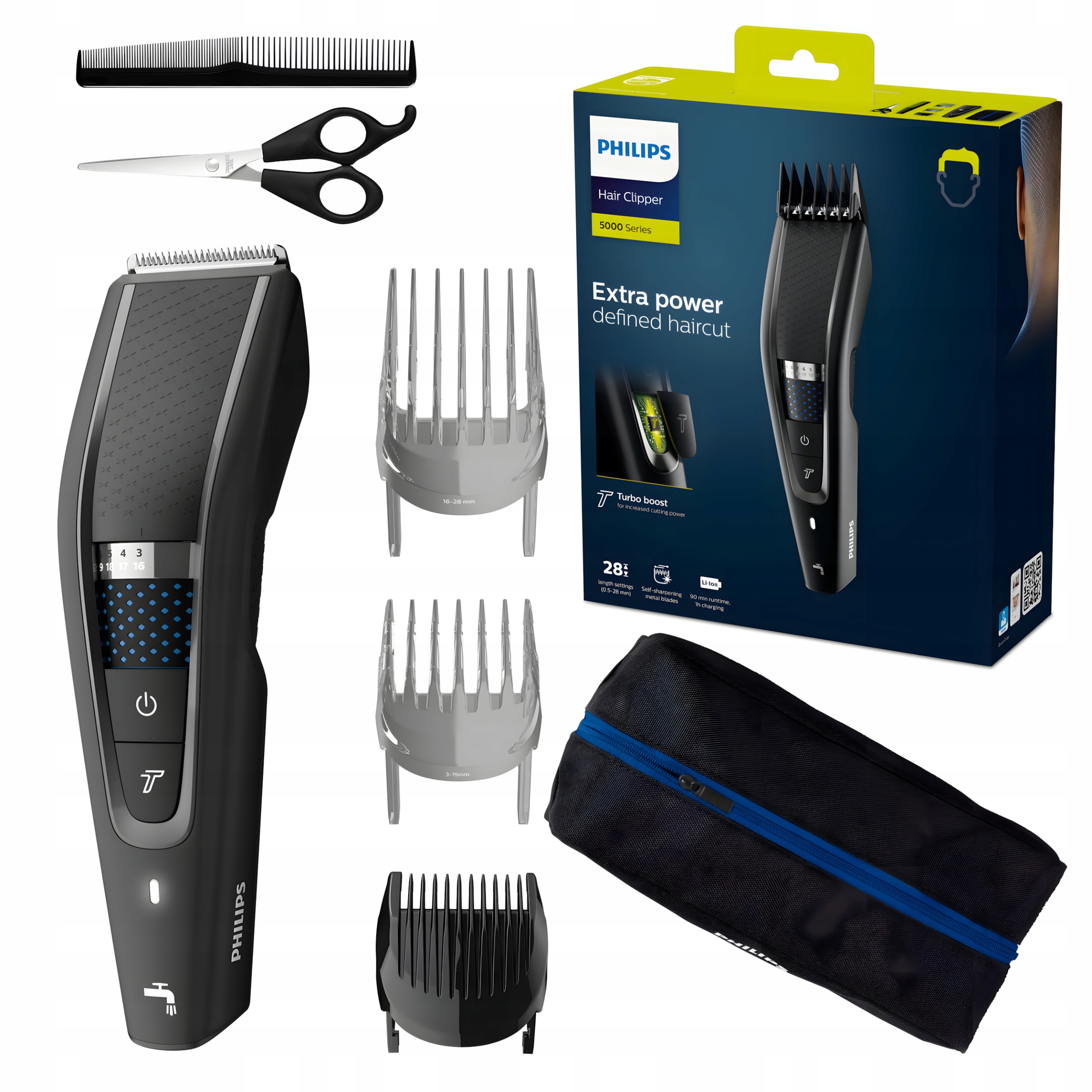 stříhací strojek na vlasy Philips Hairclipper 5000 Series HC5632/15