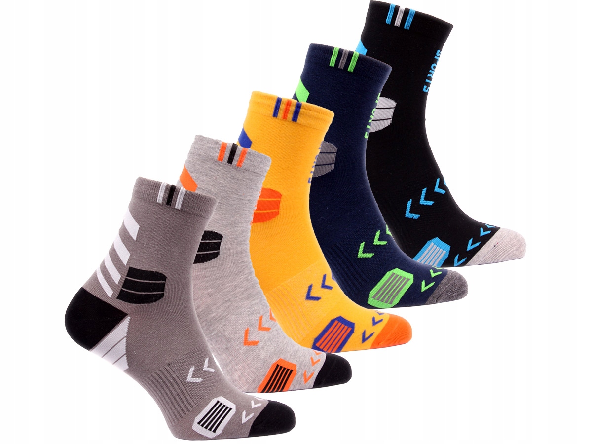 5x SKARPETY SPORTOWE - skarpetki bawełniane 42-46 Kod producenta MJYC97192D