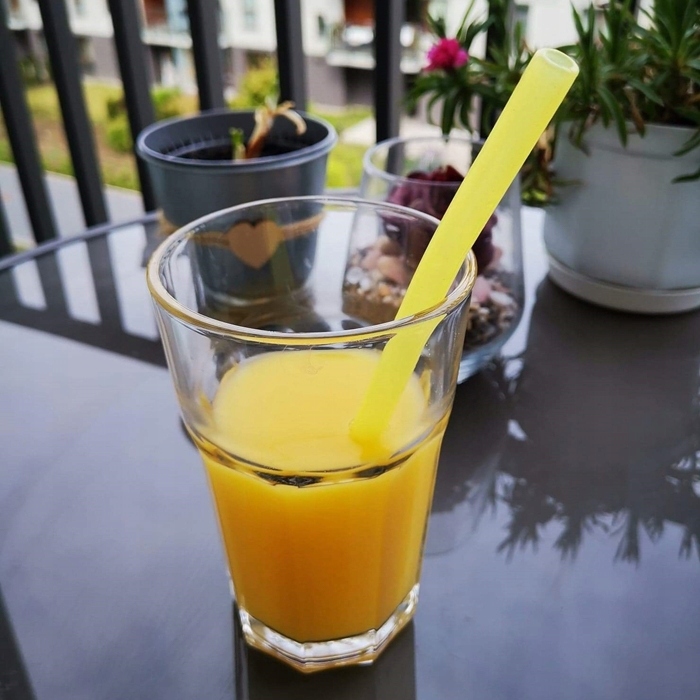 Fommi Słomki Wielorazowe GreyYellow 2 szt Marka inna marka