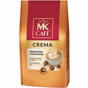 1x 1kg Mk Cafe Crema kawa palona ziarnista