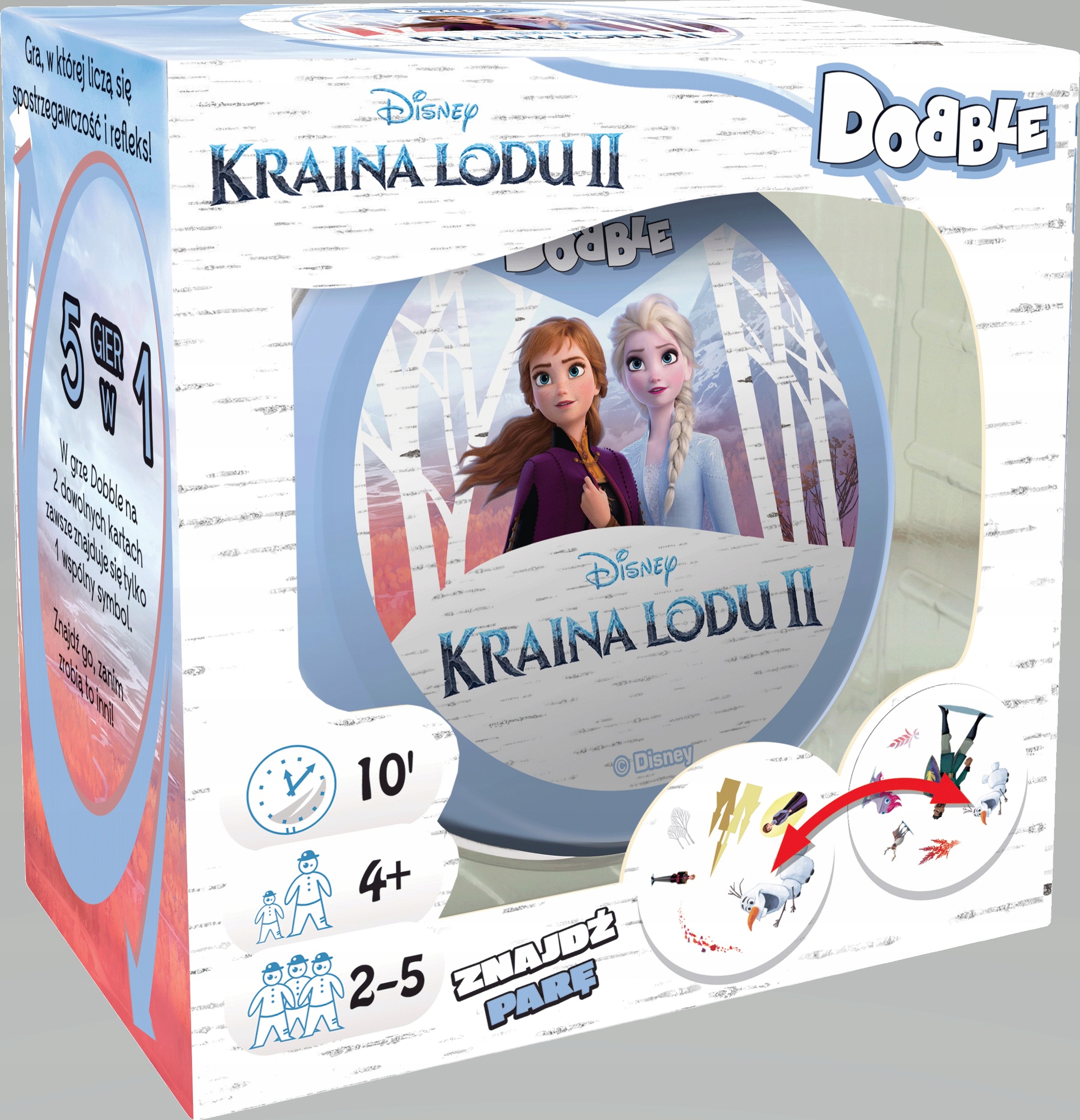 Dobble. Kraina Lodu 2. Gra dla najmłodszych