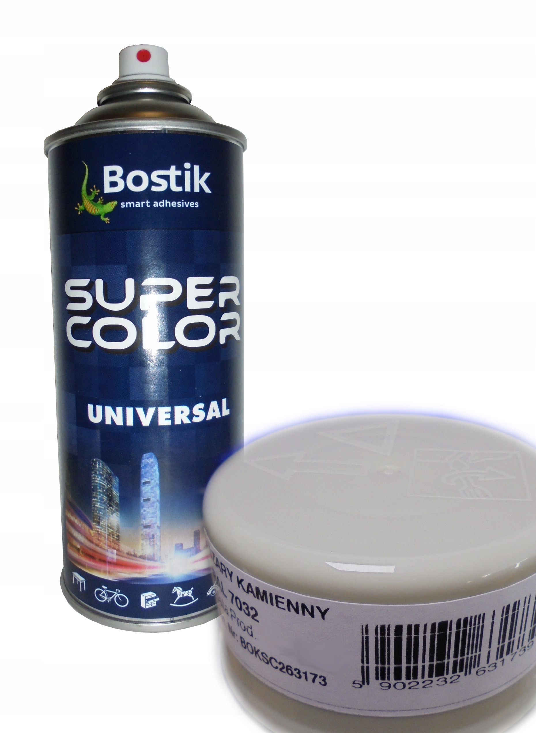 

Farba w sprayu Bostik RAL7032 szary kamienny 400ml