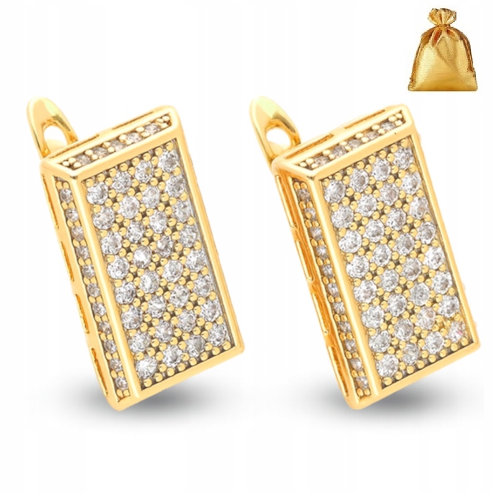 Krásné Zlaté Náušnice Briliantové 18K, Záruka