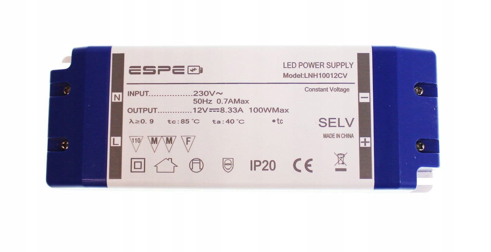 Zasilacz Led 12V 8,3A 100W Espe LNH10012CV