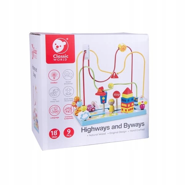 Classic World Labirynt motoryczny w prawo Płeć chłopcy dziewczynki