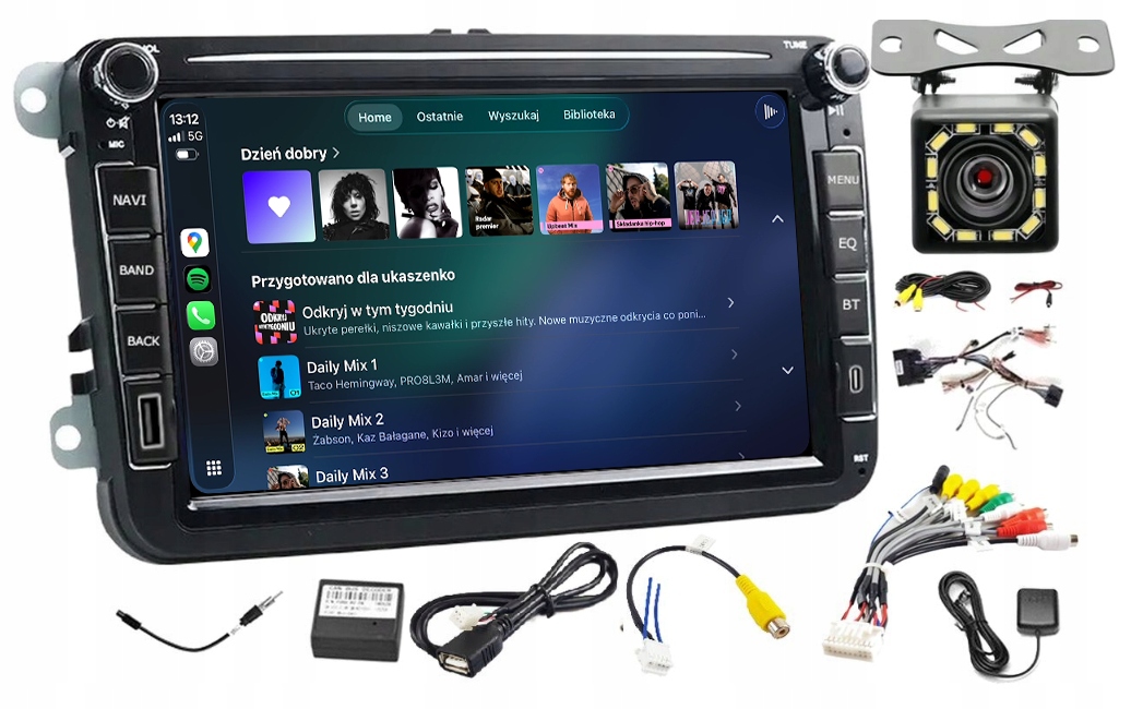 Rádio Navigácia Carplay Android Gps Vw Golf Plus 2003-2014 Wifi Bt 4GB 64GB