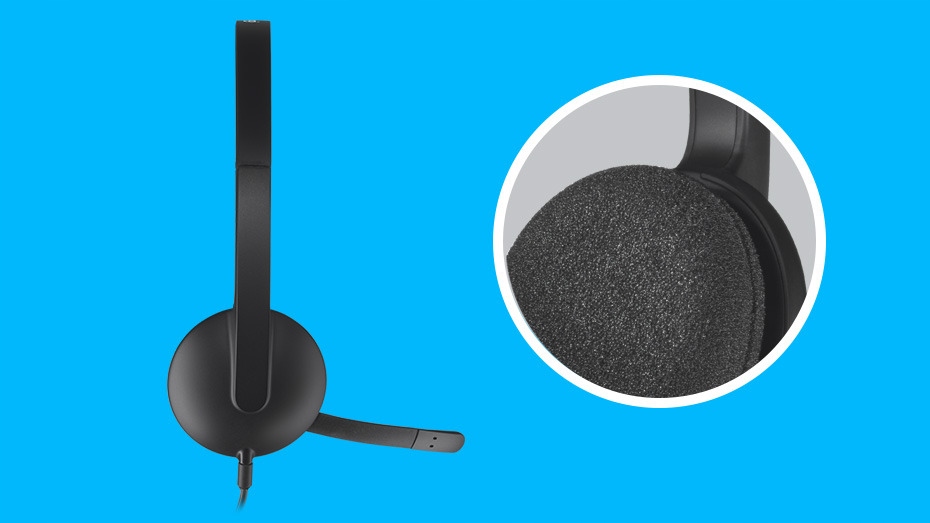 Słuchawki LOGITECH H340 Kolor czarny