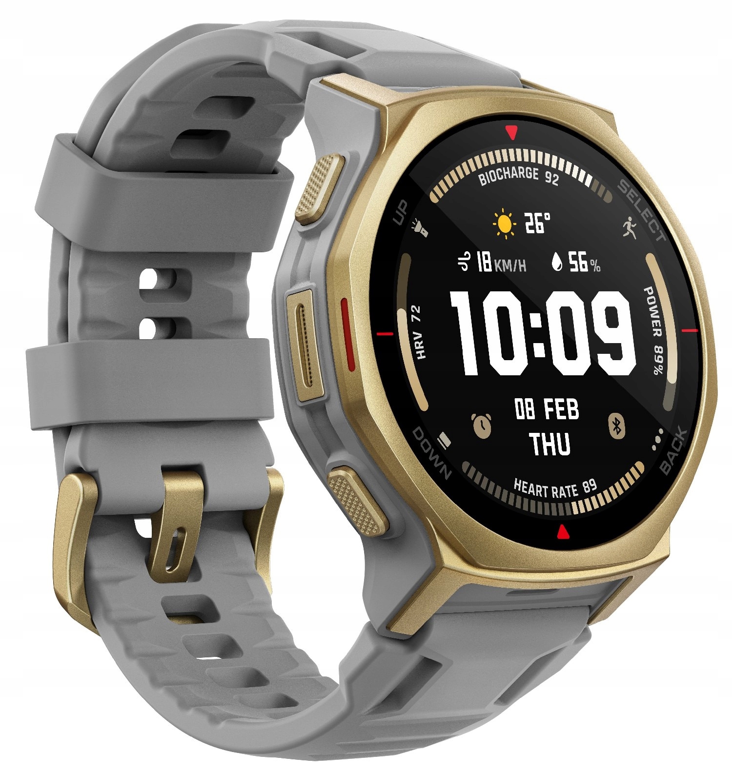 Smartwatch Amazfit T-Rex 3 Pro 44mm Szaro-złoty