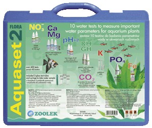 Aquaset 2 Flora – Kompletní Sada 10 Testů Pro Analýzu Vody V Akváriu