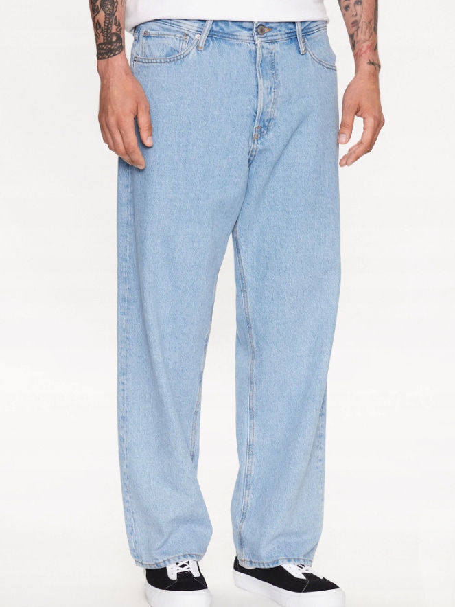 Jack&jones Pánské Baggy Džíny Modré Bavlněné 30/34 7AA