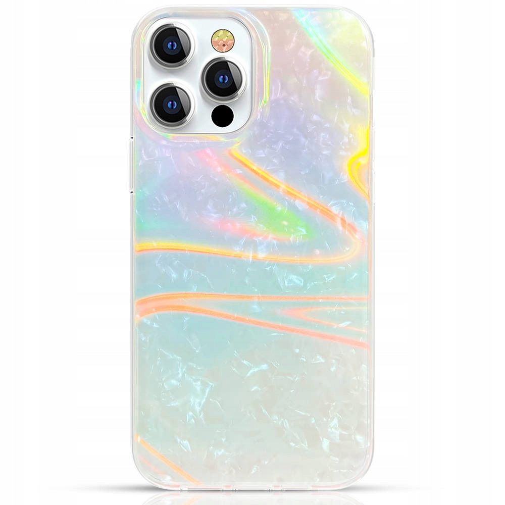 

Etui do iPhone 13 Pro Kingxbar perłowy-niebieski