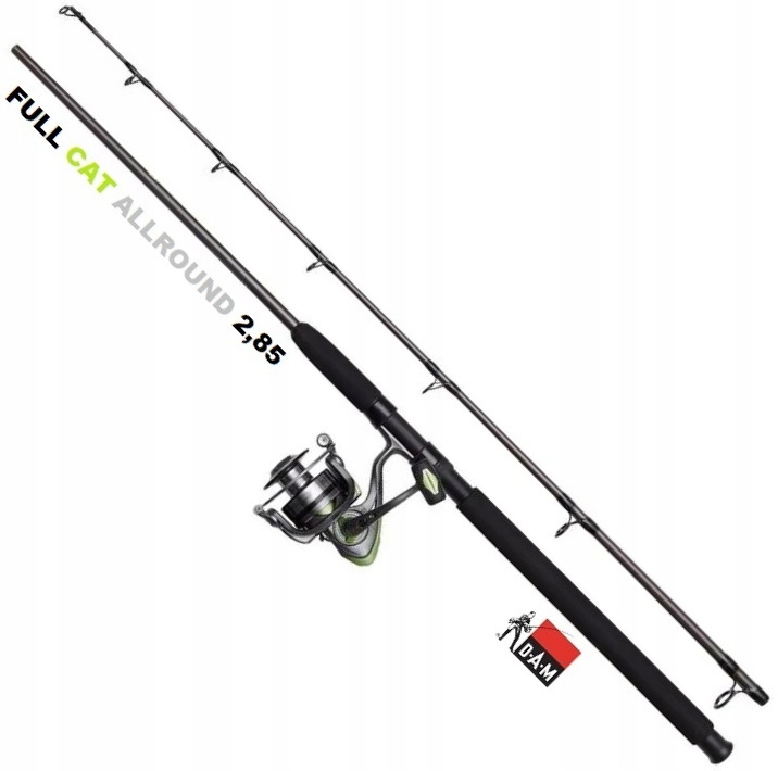 Zestaw Sumowy Dam Full Cat Allround 2,85m 100-250gr 8000FD 4-BB Żyłka