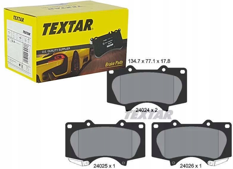 TEXTAR КОЛОДКИ ГАЛЬМІВНЕ ПЕРЕД 2402401