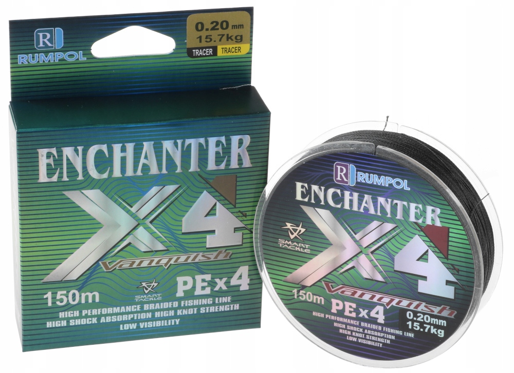 

Plecionka Enchanter Vanquish PEx4 150/300m 0,20mm