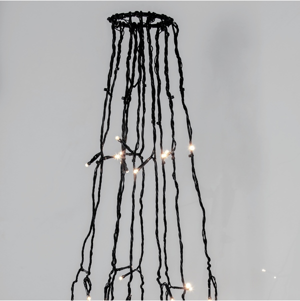 Led lampy s kroužkem 10 linií x 7 m teplé bílé 3000k Flagpole