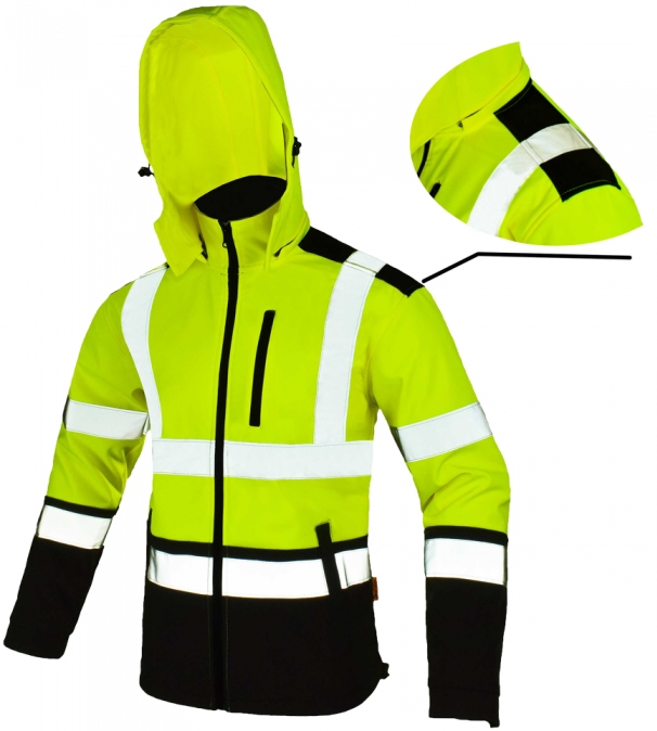 

Kurtka robocza odblaskowa Softshell ostrzegawcza