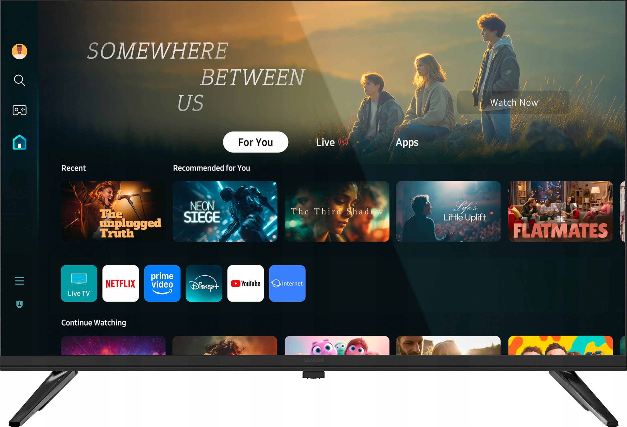 Smart Televize s technologií Tizen Sencor Sle 32TH700B