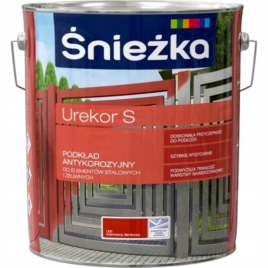 

Śnieżka Urekor S 10L Czerwony Tlenkowy unikor
