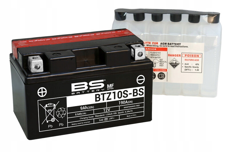 Bs Battery Bezúdržbová batéria s kyselinou BTZ10S- Bs 300696