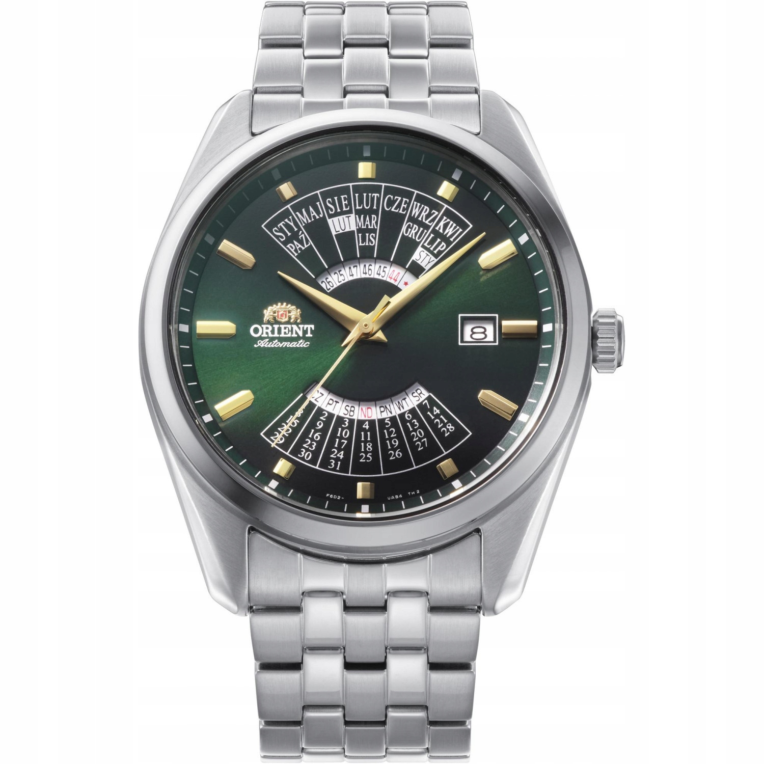 Pánské Hodinky Orient RA-BA0008E3YB se stříbrným náramkem