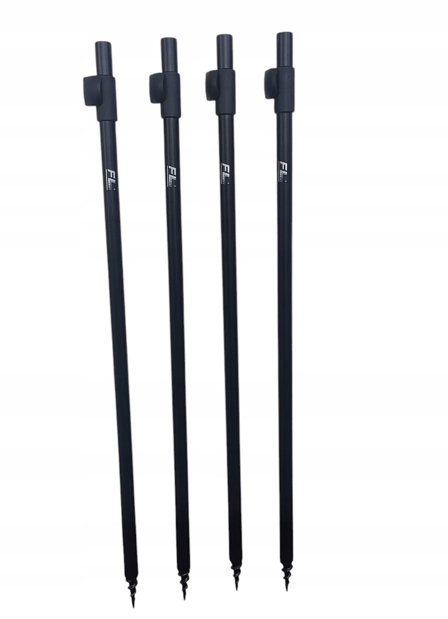 4X Podpórka Wędkarska Wkręcana Sztyca Aluminiowa 60/110CM