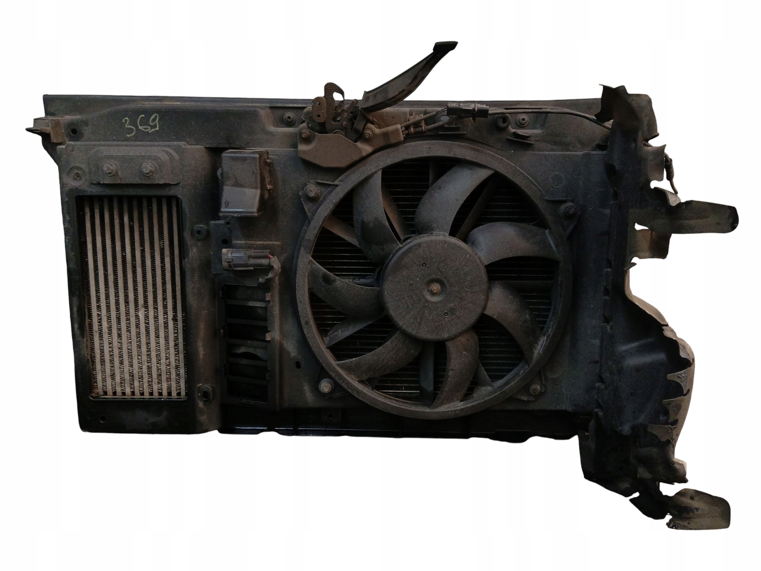 chladič chladiče KOMPLET ventilátor CITROEN C4 II B7 1.6 e-HDI 9HP
