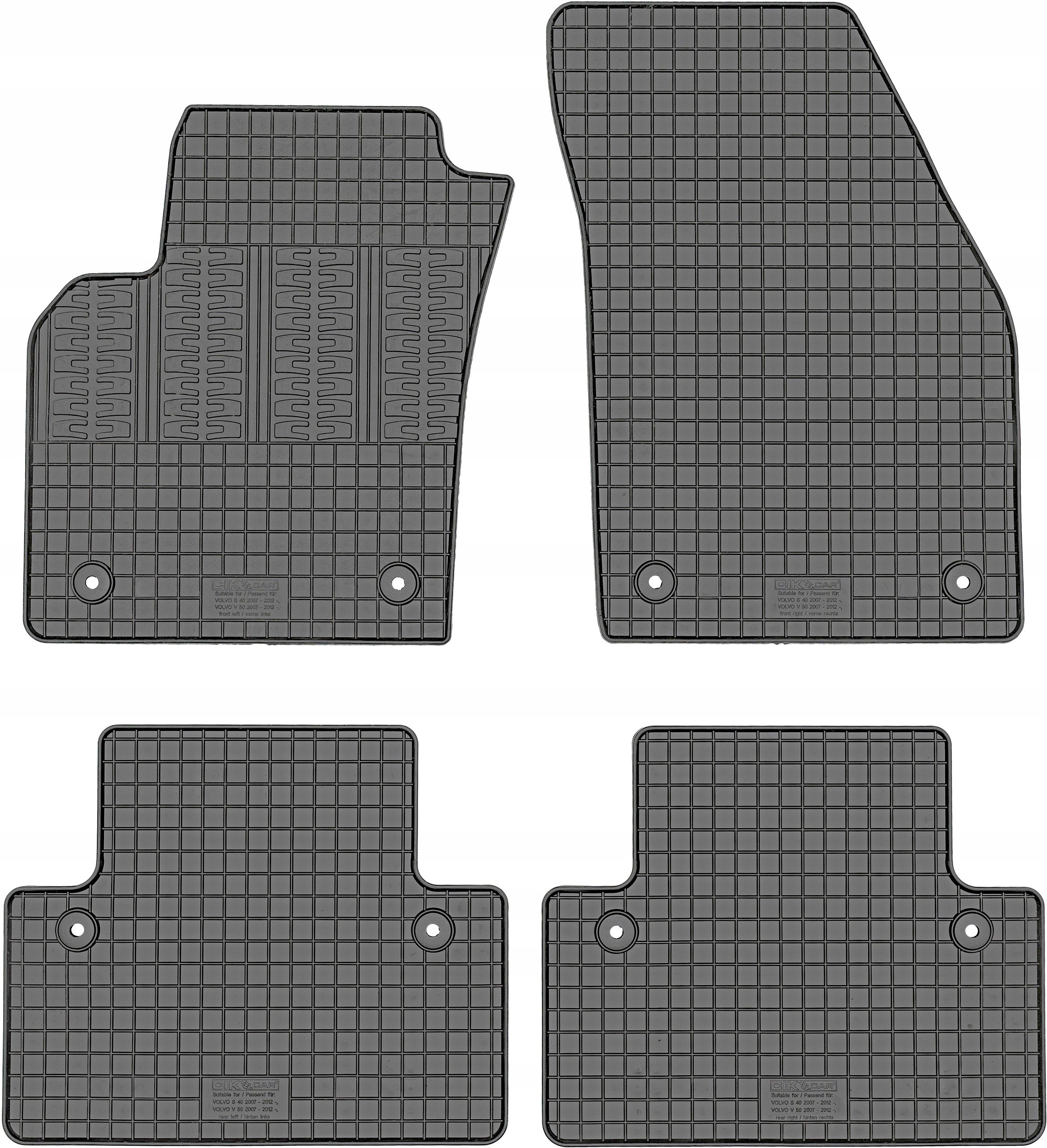 Volvo V50 2007-2012 Коврики резиновые