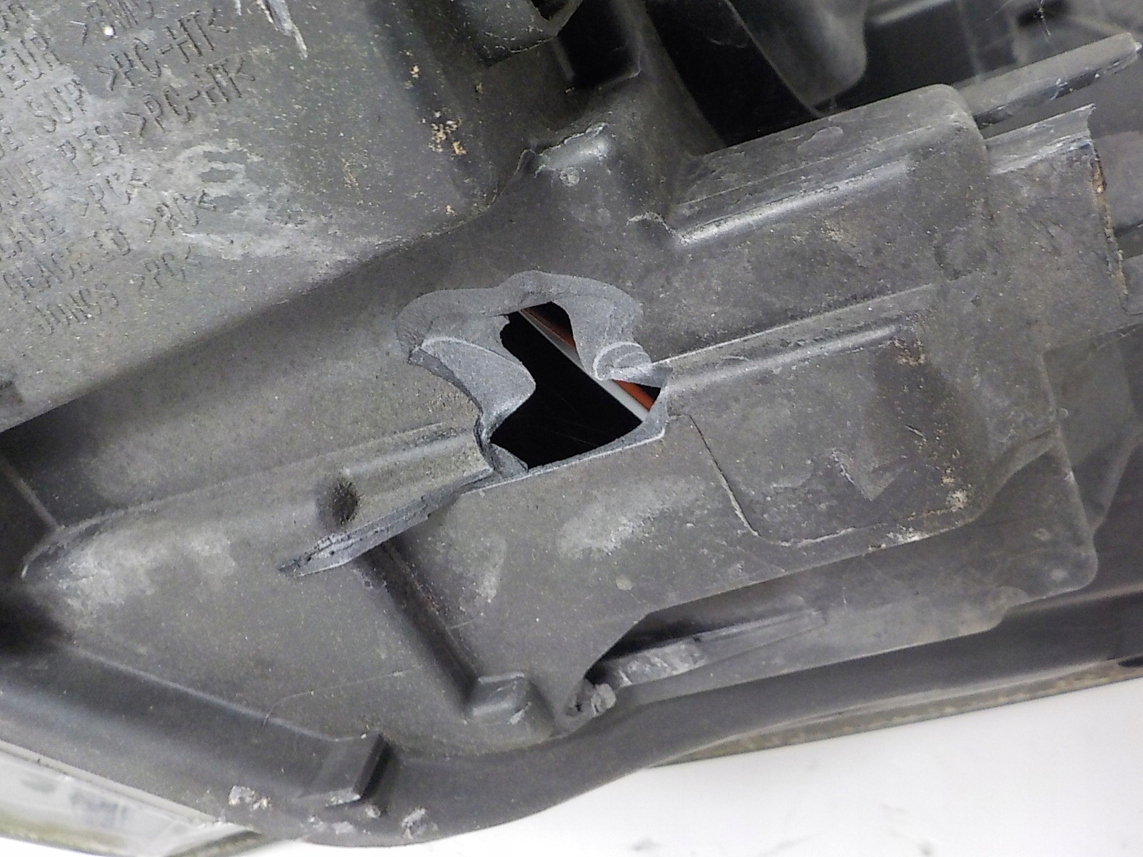 RENAULT MEGANE III light right front front UK