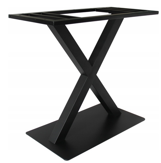 POSTUMENT DO STOŁU PODSTAWA NOGA CZARNA METALOWA STOŁU STOLIKA LOFT X A-365