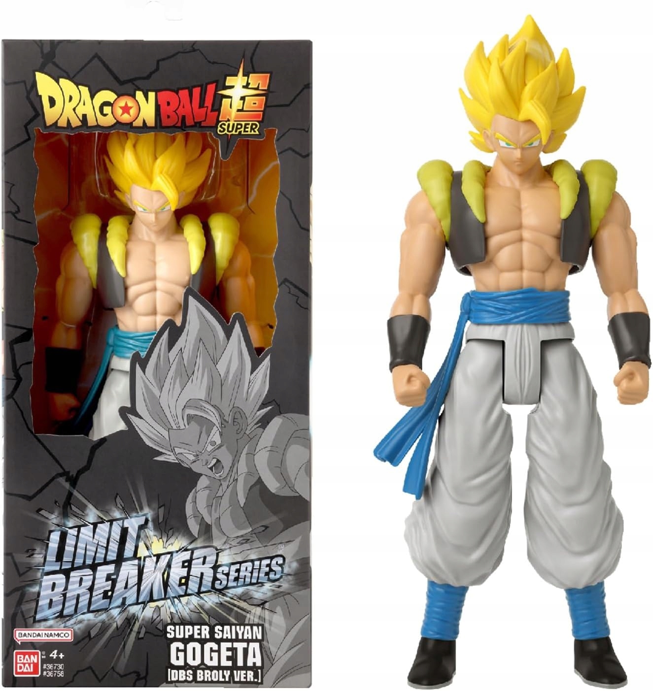 Dragon Ball Saiyan Gogeta Obří Figurka Limit Breaker 30 cm