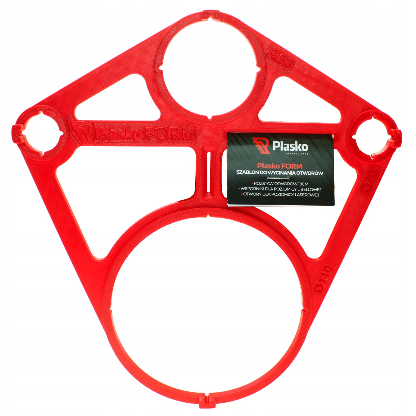 

Plasko Form Szablon Wzornik Otworów Płytek Geberit