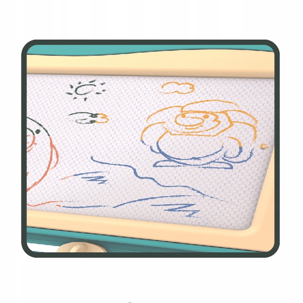 ZNIKOPIS DUŻA TABLICA DO PISANIA MALOWANIA DLA DZIECI + 3 STEMPELKI MATADI Marka Matadi