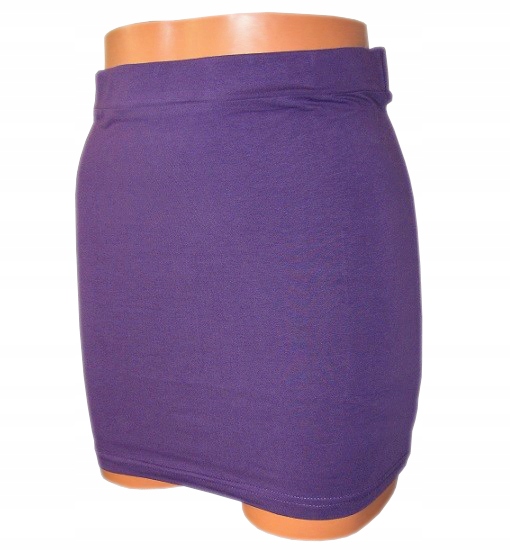 MINI SPÓDNICA SPÓDNICZKA BAWEŁNA FIOLETOWA R. L