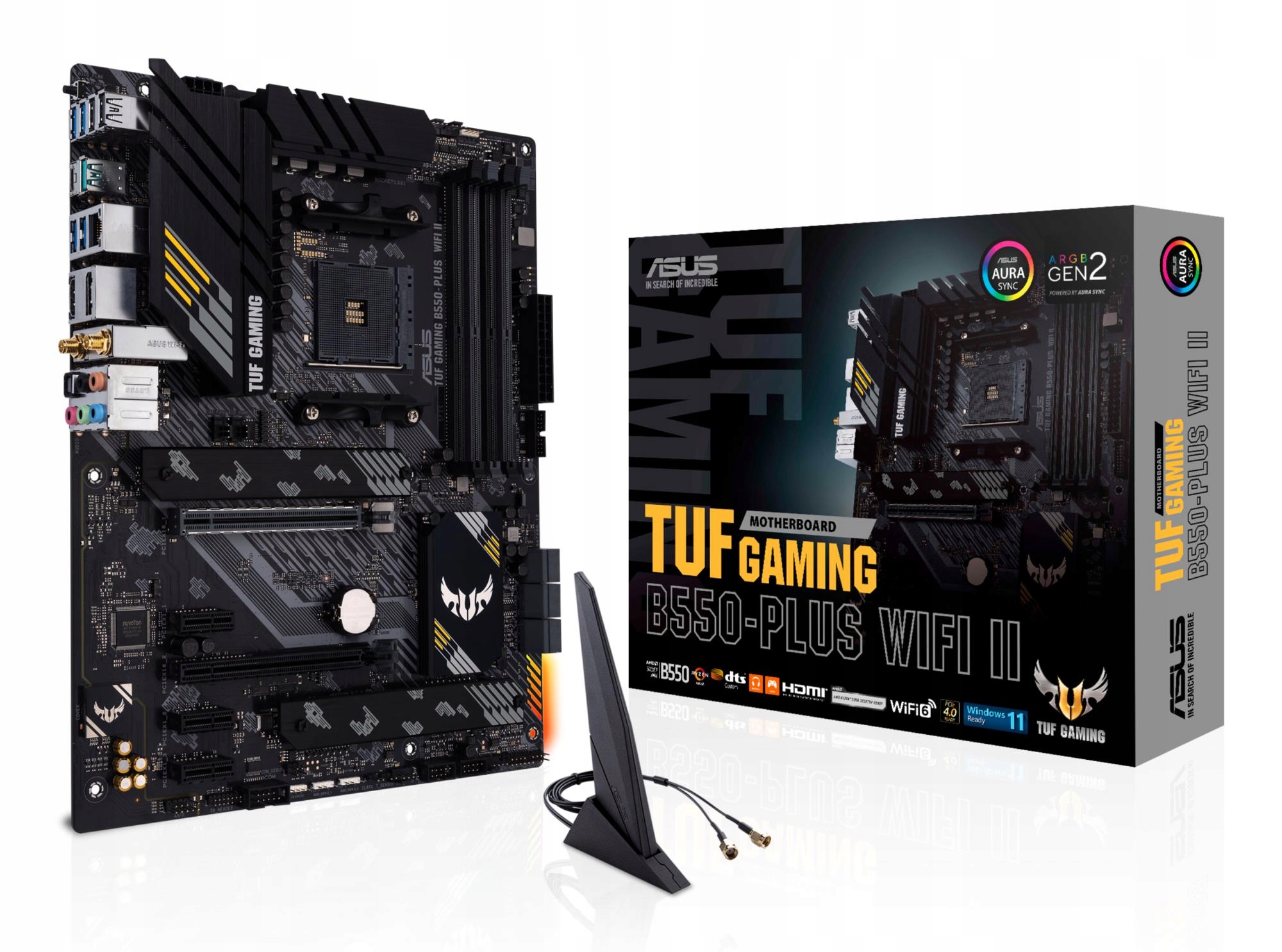 Základná doska|ASUS|AMD B550|SAM4|ATX|Pamäť DDR4|Pamäťové sloty 4|1xPCI-Express 3