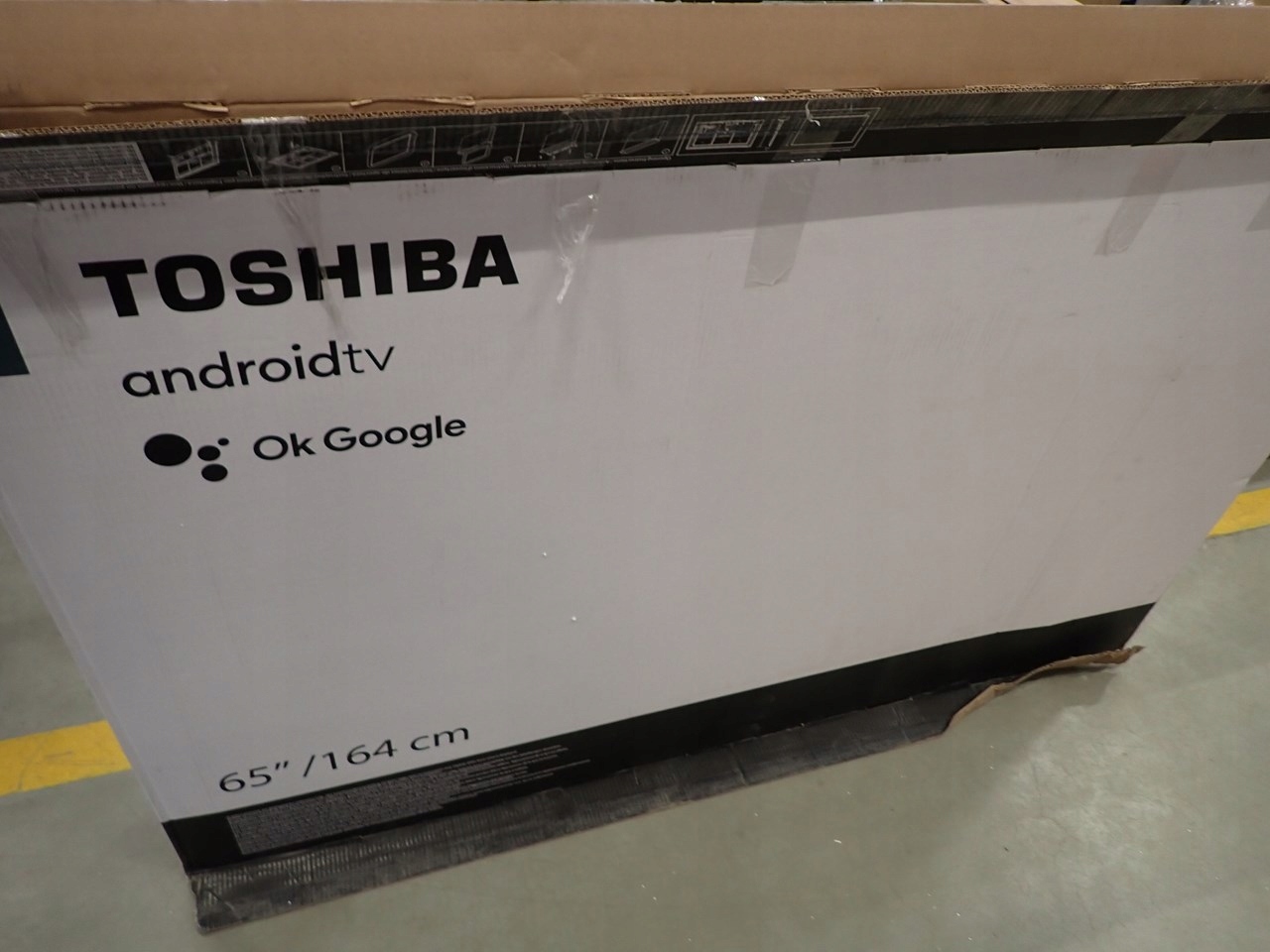 Telewizor TOSHIBA 65UA2063DG UHD AndroidTV-uszkodzony Marka Toshiba