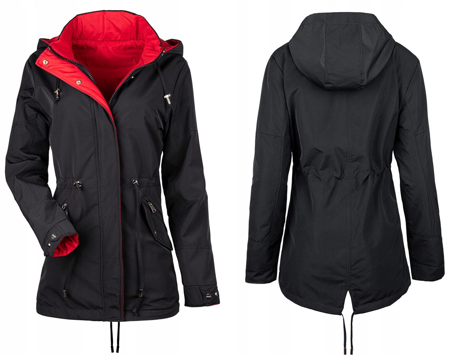 DWUSTRONNA od S do 7XL WIOSENNA Kurtka PARKA 3 KOLORY Przejściowa 3XL Model przejściówka, wiosenna, wiatrówka, przejściowa W82