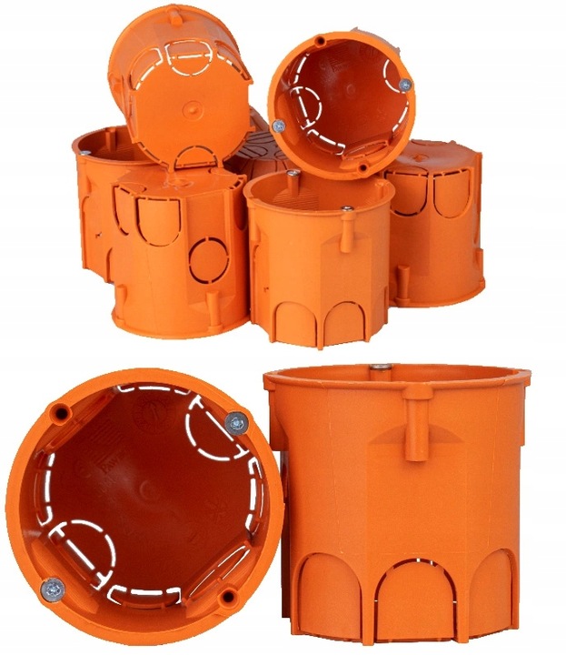 

Puszka Elektryczna Podtynkowa Głęboka PK60 10 Szt