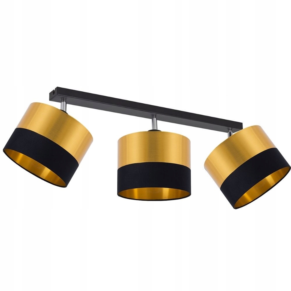 Lišta Závesná Stropná Lampa Tienidlo Zlato Stropné Svietidlo