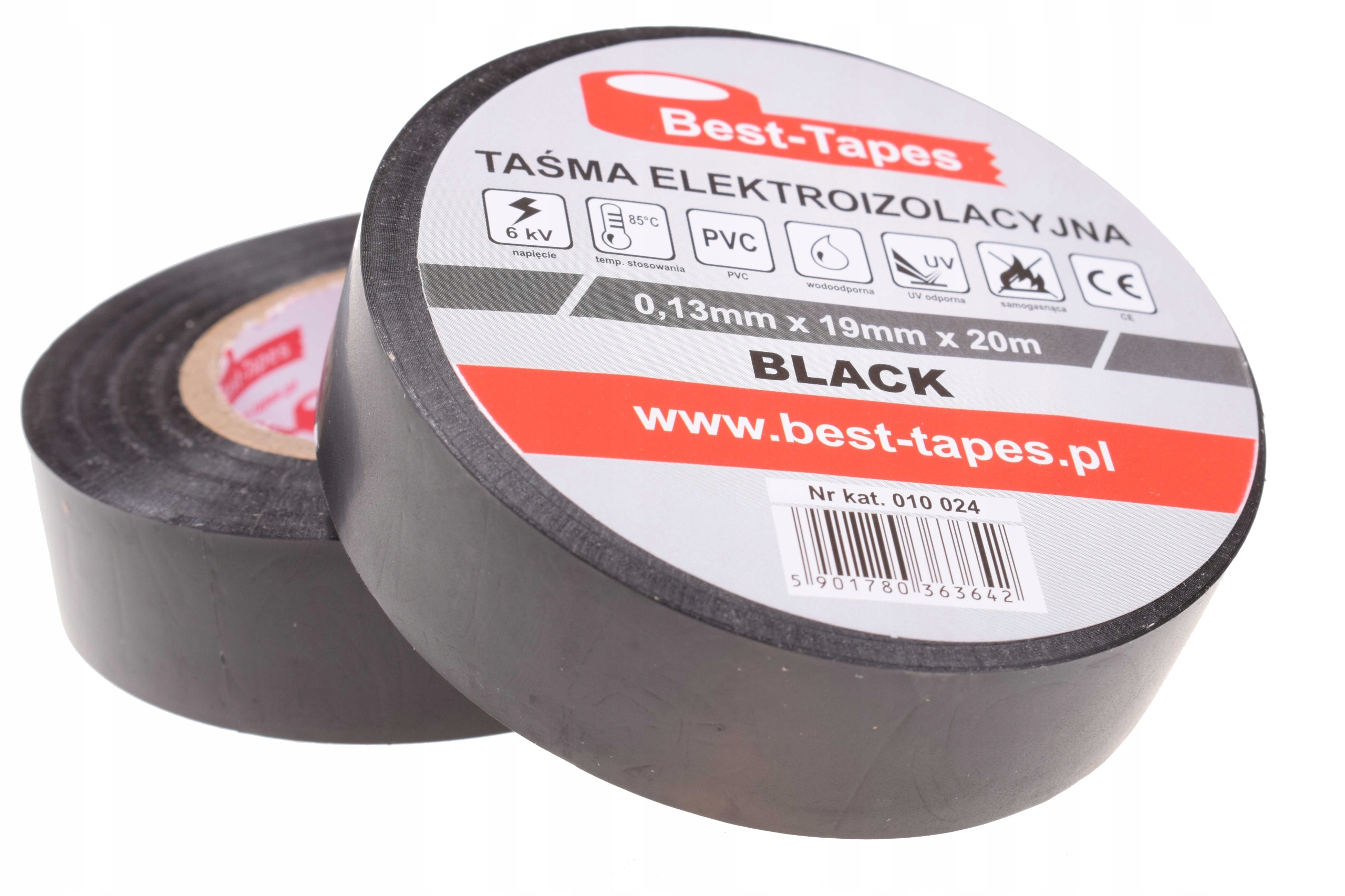 

Taśma Izolacyjna Pcv 19MMX20M Czarna