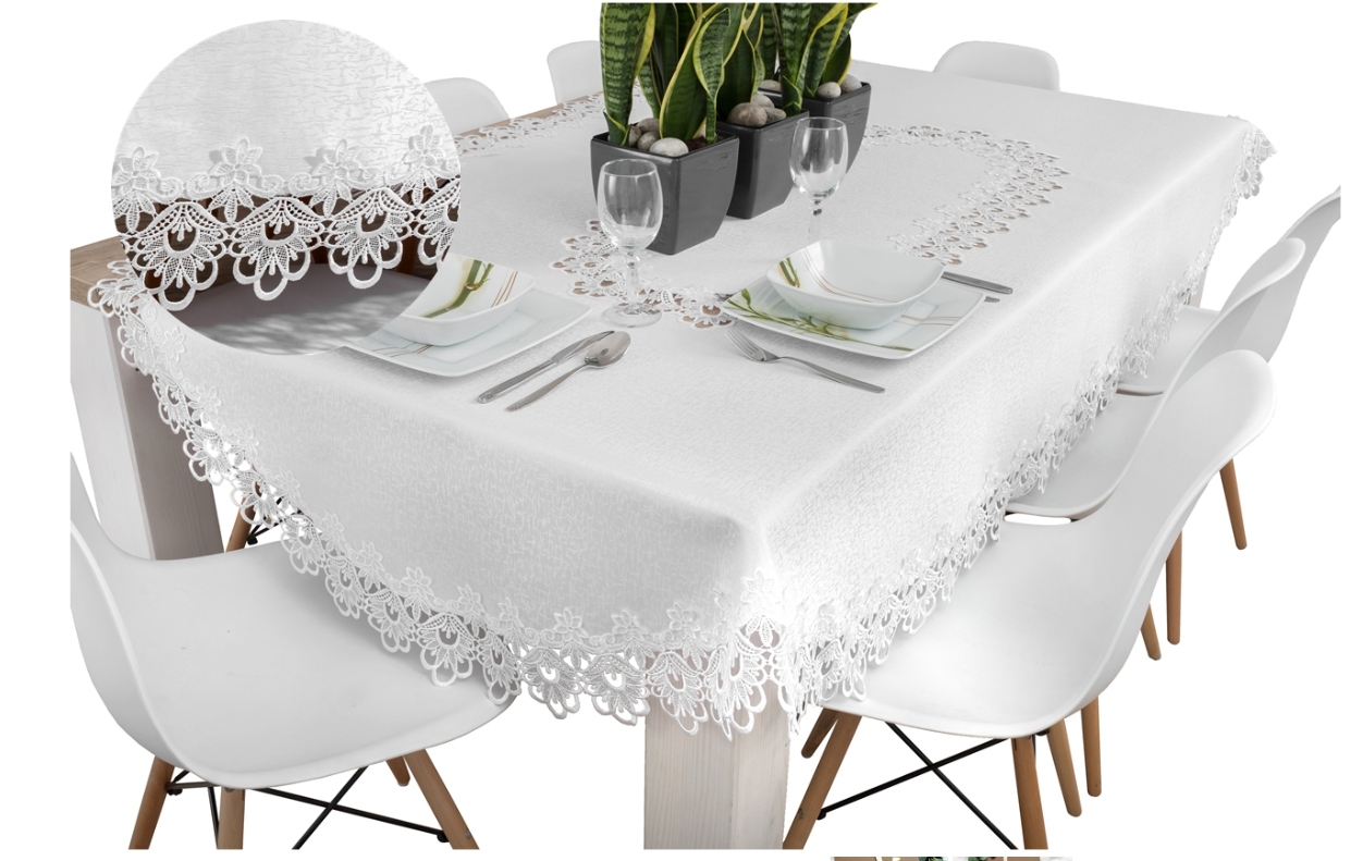 

Obrusy Obrus Gipiura Plamoodporny 90x200 Owal