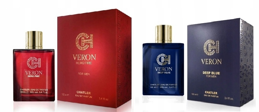 Chatler Veron Hero Fire Deep Blue 2x100 ml parfémovaná voda Set