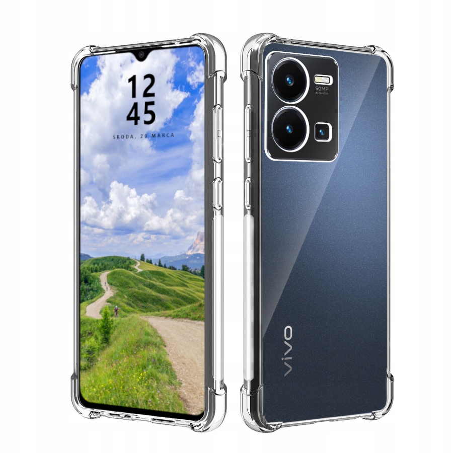 

Etui do Vivo Y35 Pancerne Shockproof Szkło