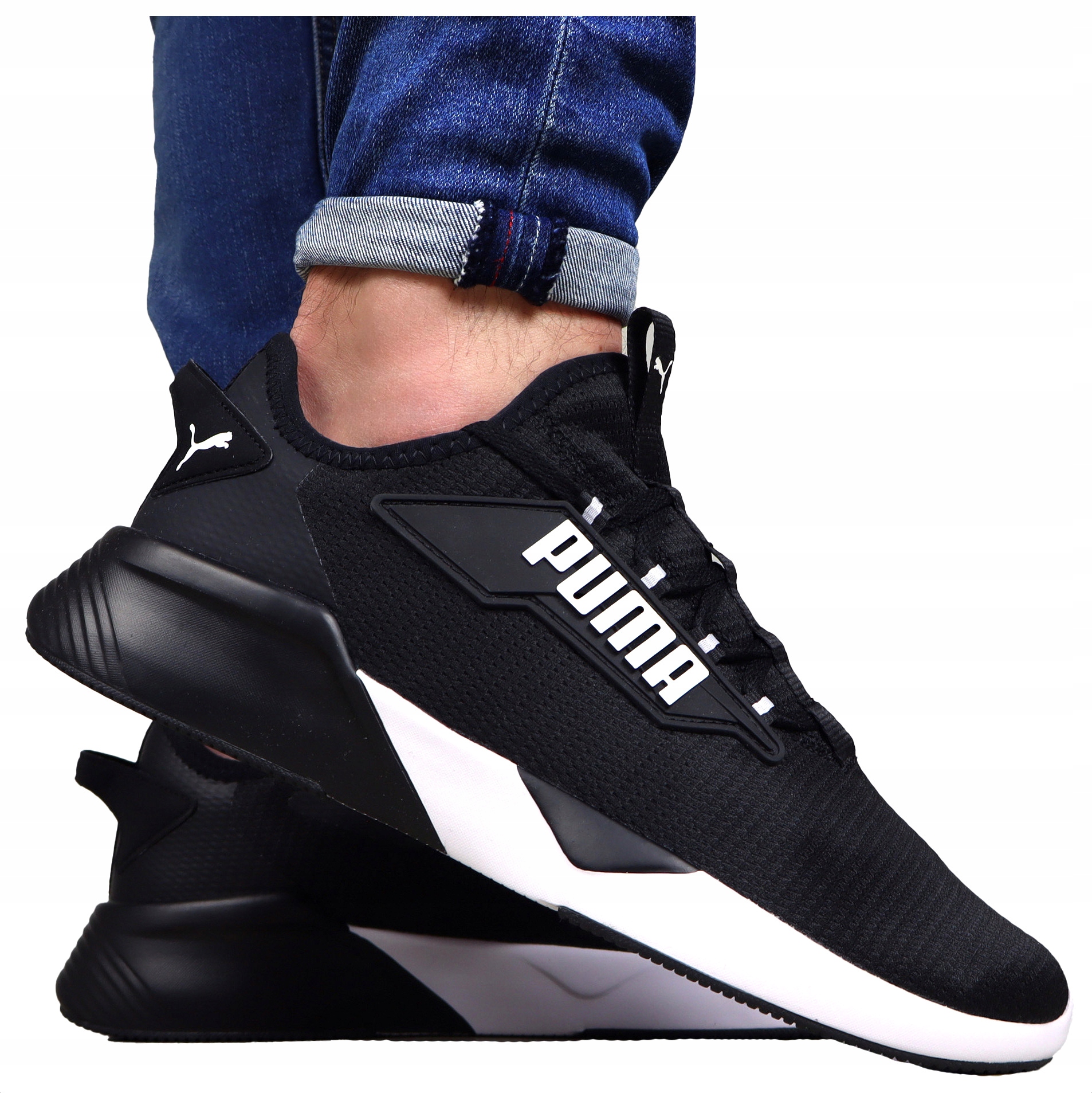 pánské boty Puma Černé Pohodlné sportovní tenisky pro každodenní nošení Lehké